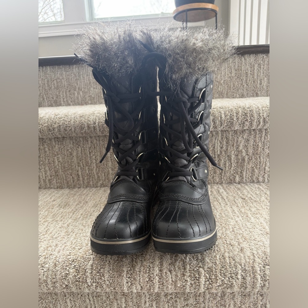 Sorel Tofino Waterproof Snow Boots- Winter Shoes Women's Size 7 Black Outdoor - Picture 9 of 11